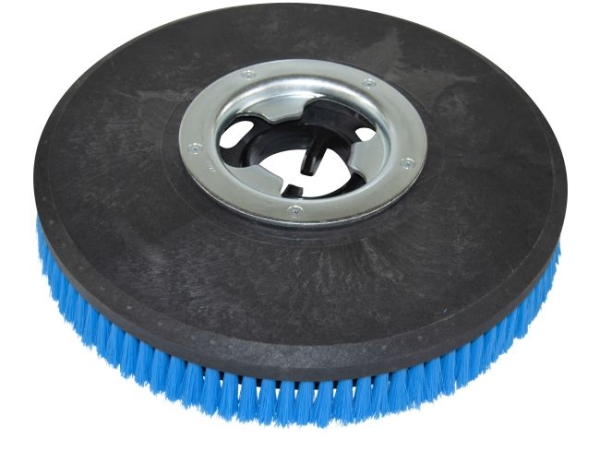 Treibteller für Pads mit Borstenrand /Spritzschutz Poly 0,3 glatt blau/Vollhaftbelag - E36 B / E36 C