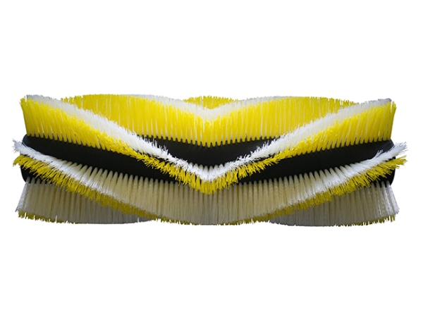 Kehrwalze Poly 1,1 gewellt gelb/Poly 0,7 gewellt weiß - FS90 (new model)