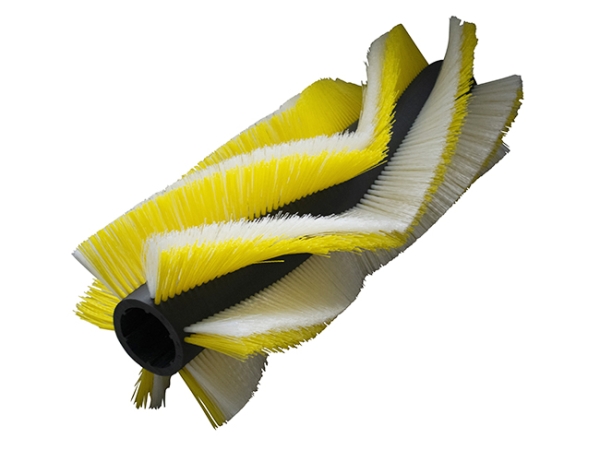 Kehrwalze Poly 1,1 gewellt gelb/Poly 0,7 gewellt weiß - FS90 (new model)