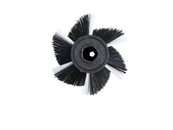 Kehrwalze Poly 1,0 glatt schwarz/Poly 0,75 glatt weiß - FSR