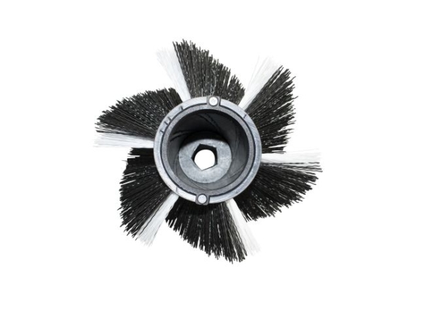 Kehrwalze Poly 1,0 glatt schwarz/Poly 0,75 glatt weiß - FSR