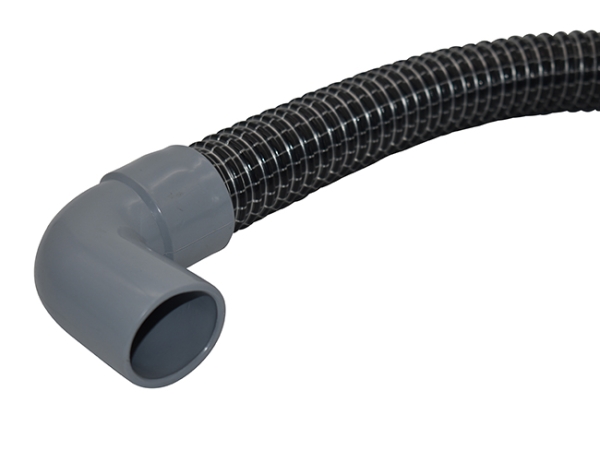 Saugschlauch - Farbe schwarz/grau