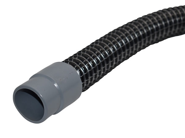Saugschlauch - Farbe schwarz/grau