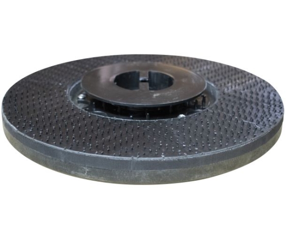 Treibteller für Pads bis 355 mm Vollhaftbelag schwarz mit Moosgummi