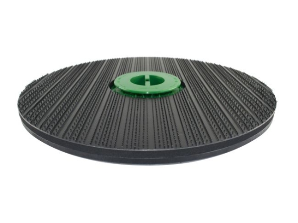 Treibteller für Pads bis 530 mm Vollhaftbelag schwarz mit Moosgummi