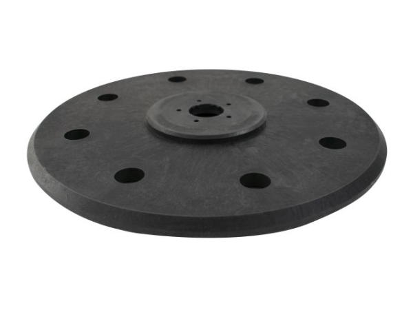 Treibteller für Pads bis 430 mm Vollhaftbelag schwarz ohne Moosgummi - FM43-PLUS (Orbital)
