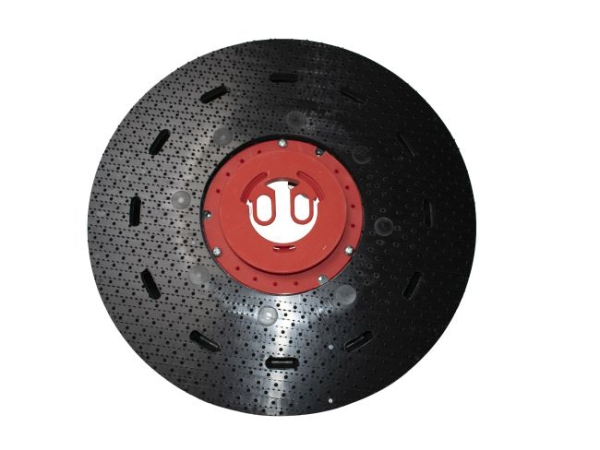 Treibteller für Pads bis 410 mm Vollhaftbelag schwarz mit Moosgummi