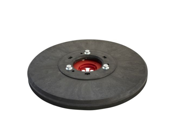 Treibteller für Pads bis 510 mm Vollhaftbelag schwarz mit Moosgummi