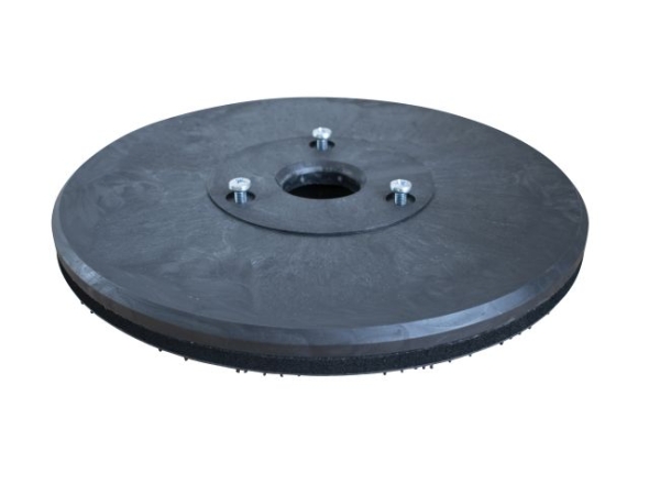 Treibteller für Pads bis 410 mm Vollhaftbelag schwarz mit Moosgummi (2 Stück)