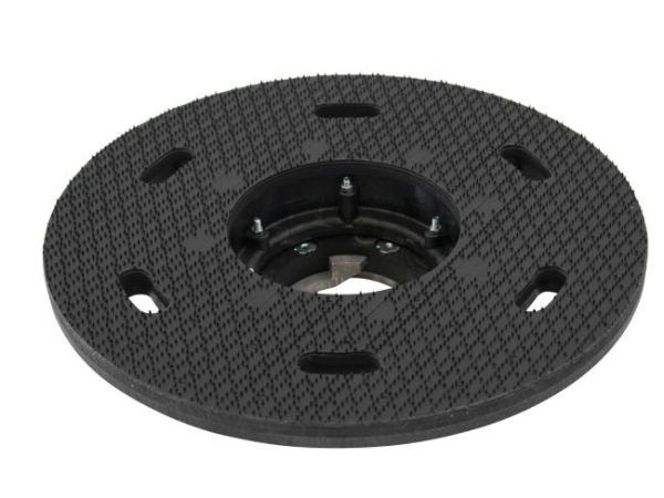 Treibteller mit DOM für Pads bis 430 mm Vollhaftbelag schwarz mit Moosgummi