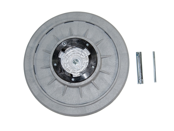 Treibteller für Schleifscheiben mit Montageschlüssel Schleiftellerbelag Zellkautschuk 10 mm - Deluxe 43