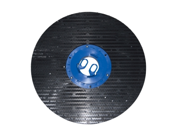 Treibteller für Pads bis 430 mm Vollhaftbelag schwarz mit Moosgummi