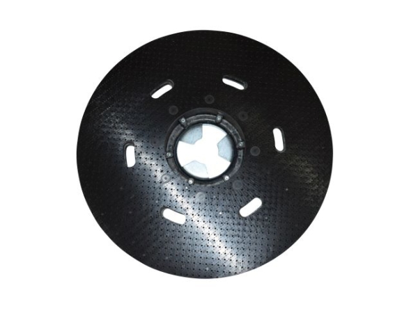 Treibteller mit DOM für Pads bis 530 mm Vollhaftbelag schwarz mit Moosgummi - E 53