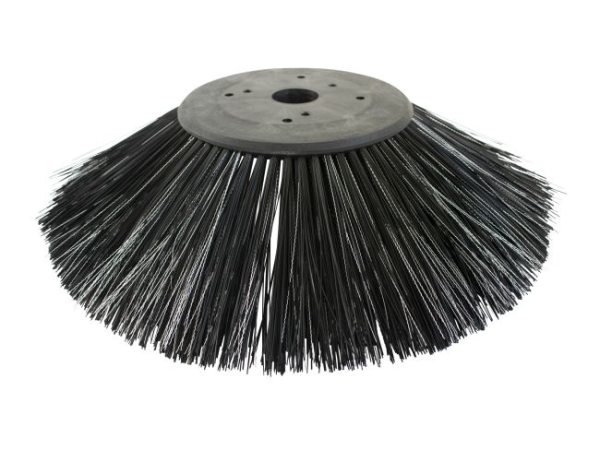Seitenbesen Poly 1,0 glatt schwarz/Welldraht 0,3 vz - ECO 38