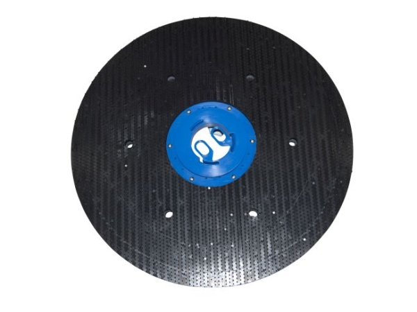 Treibteller mit DOM für Pads bis 530 mm Vollhaftbelag schwarz mit Moosgummi - C 53