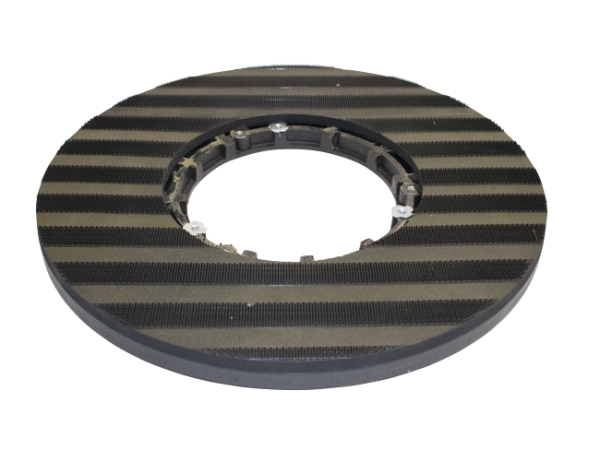 Treibteller für Pads bis 430 mm Streifenhaftbelag schwarz mit Moosgummi - FLP 400