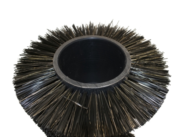 Kehrwalze Poly 1,2 glatt schwarz/Welldraht 0,7 vz - 191B / 191D / 191LPG