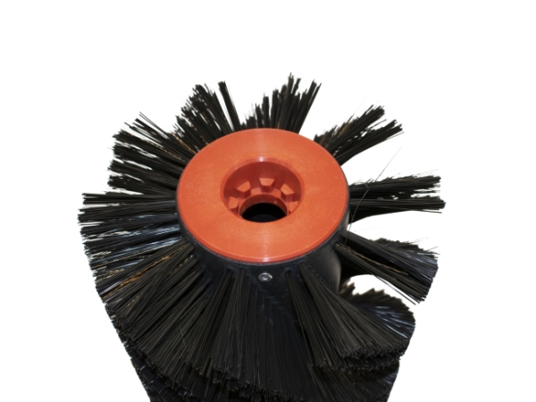 Kehrwalze Poly 1,0 glatt schwarz/Poly 0,5 glatt schwarz - IPC-Gansow 75