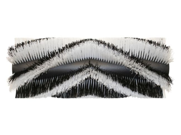 Kehrwalze Poly 1,0 glatt schwarz/1,0 glatt weiß - Jet 720