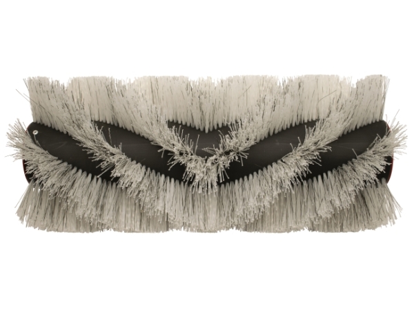 Kehrwalze Poly 1,0 glatt weiß/Welldraht 0,4 vz - IPC-Gansow 105 M