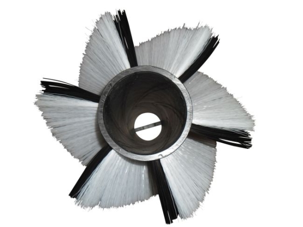 Kehrwalze Poly 1,0 glatt schwarz/0,45 glatt weiß