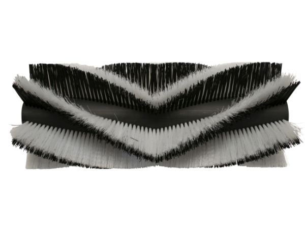 Kehrwalze Poly 1,2 gewellt schwarz/ Poly 0,45 glatt weiß - Genius 1450