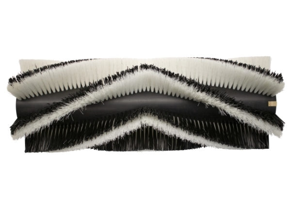 Kehrwalze  Poly 1,0 glatt schwarz/0,45 glatt weiß - Genius 1300