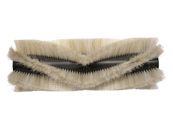 Kehrwalze Poly 0,7 gewellt weiß/Welldraht 0,4 vz - Genius 1300