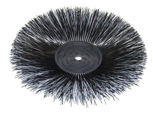 Seitenbesen Poly 1,2 glatt schwarz/Poly 0,75 glatt weiß - CT230-BF100RS