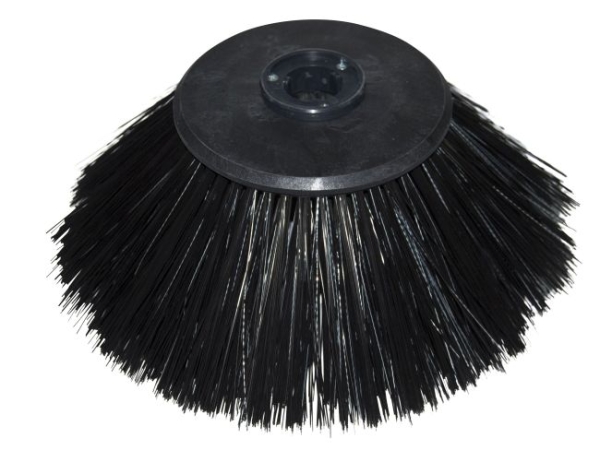 Seitenbesen Poly 1,0 glatt schwarz/Welldraht 0,3 vz