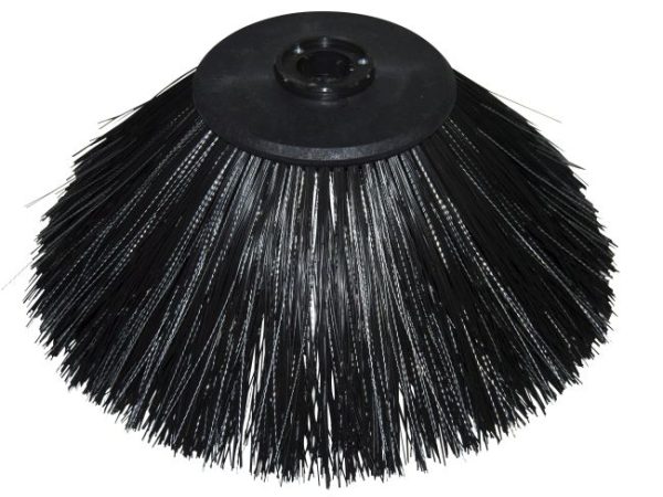 Seitenbesen Poly 1,0 glatt schwarz/Welldraht 0,3 vz