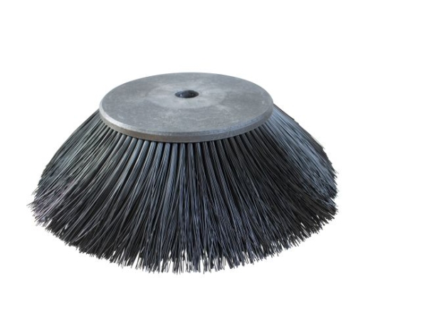 Seitenbesen Poly 1,2 glatt schwarz/Welldraht 0,5 vz