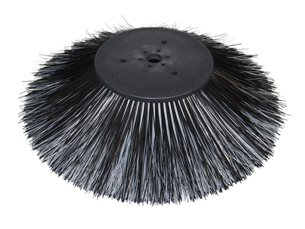 Seitenbesen Poly 1,2 glatt schwarz/Poly 0,75 glatt weiß