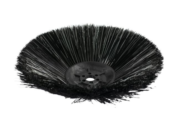 Seitenbesen Poly 0,7 glatt schwarz/Welldraht 0,5 vz - Titan 151 BF75-W