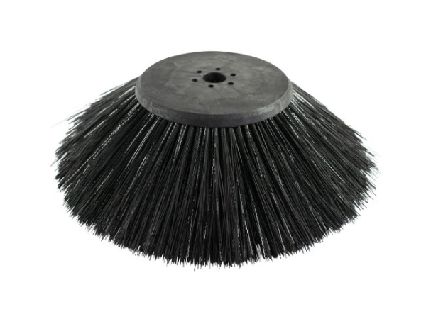 Seitenbesen Poly 0,7 glatt schwarz/Welldraht 0,5 vz - Titan 151 BF75-W