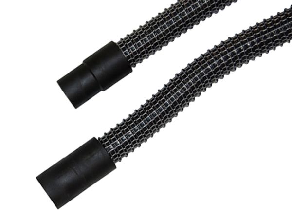 Saugschlauch - Farbe schwarz mit Federstahlspirale