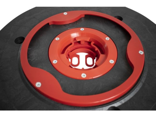 Schrubbbürste - Waschbeton mit Wasserverteilring Poly 0,45 - 31 B50