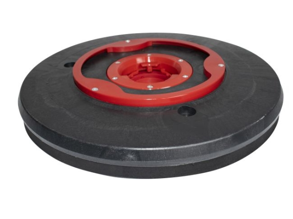 Treibteller für Pads mit Wasserverteilring Vollhaftbelag schwarz mit Moosgummi - 31 B50