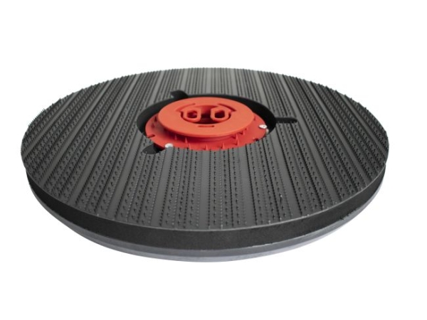 Treibteller für Pads mit Wasserverteilring Vollhaftbelag schwarz mit Moosgummi - 31 B50