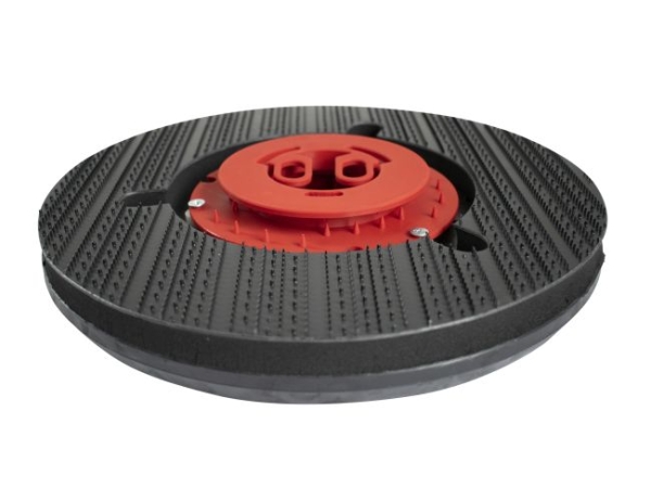 Treibteller für Pads mit Wasserverteilring Vollhaftbelag schwarz mit Moosgummi