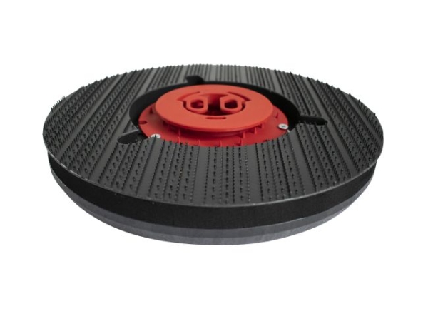 Treibteller für Pads mit Wasserverteilring Vollhaftbelag schwarz mit Moosgummi