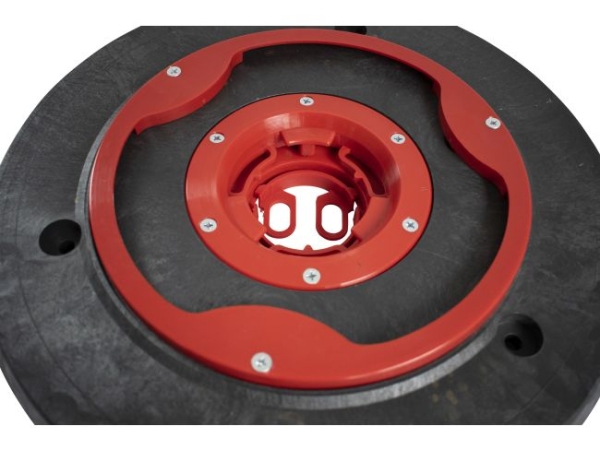 Schrubbbürste - Waschbeton mit Wasserverteilring Poly 0,45