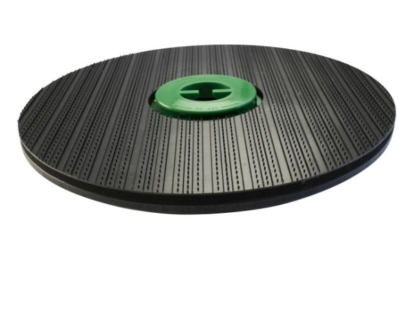 Treibteller für Pads bis 530 mm Vollhaftbelag schwarz mit Moosgummi - CT230-BT105