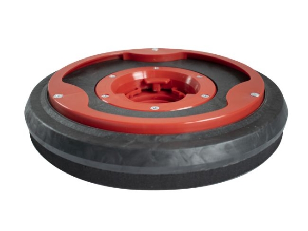 Treibteller für Pads mit Wasserverteilring Vollhaftbelag schwarz mit Moosgummi