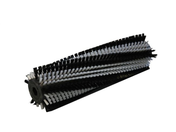 Walzenbürste Nylon 0,25 glatt weiß/0,35 glatt schwarz - 10 K 40