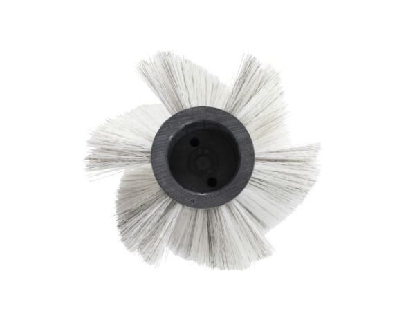 Kehrwalze Poly 0,75 glatt weiß/Welldraht 0,3 vz - 111