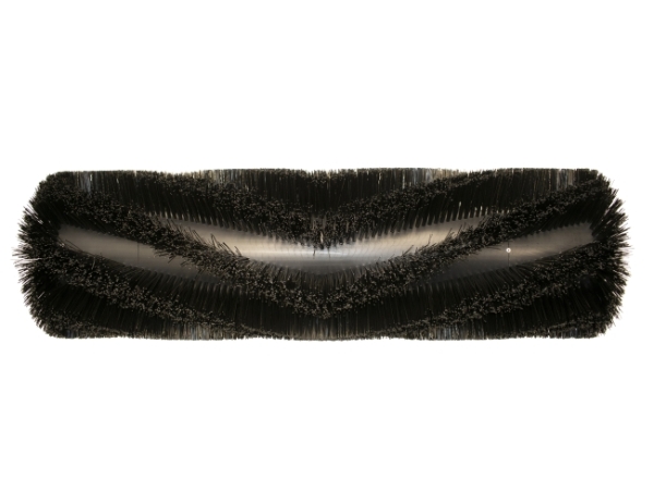 Kehrwalze Poly 1,2 glatt schwarz/Welldraht 0,7 vz