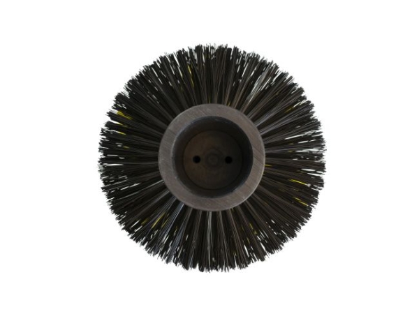 Kehrwalze Poly 1,0 glatt schwarz / 1,5 x 2,5 mm gelb