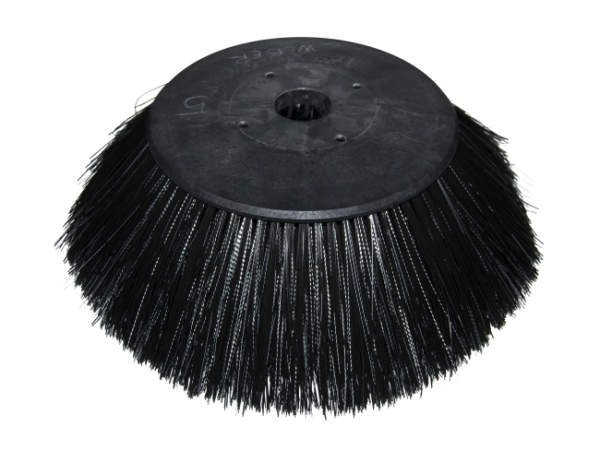 Seitenbesen Poly 1,0 glatt schwarz/Welldraht 0,4 vz