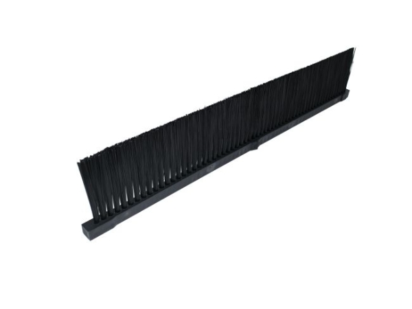 Kehrleisten-Satz Poly 0,4 glatt schwarz mit Noppen (10 Stück)